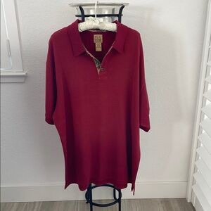 Jos. A. Bank Deep Burgundy  Polo Shirt